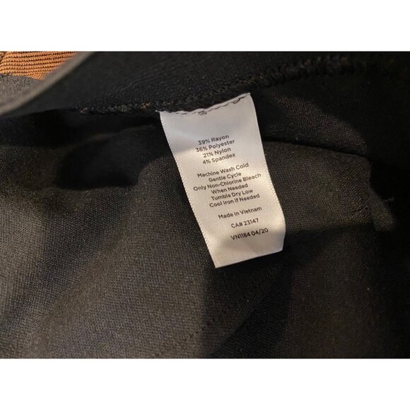 Talbots 6 Soho Legging Cognac Camel Brown Double Knit Twill Stretch NWT - Picture 7 of 7